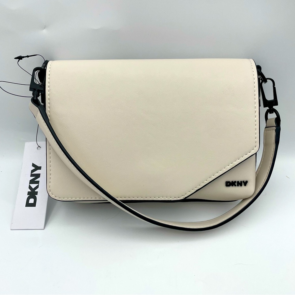 DKNY Mecca Demi Cream Bag NWT